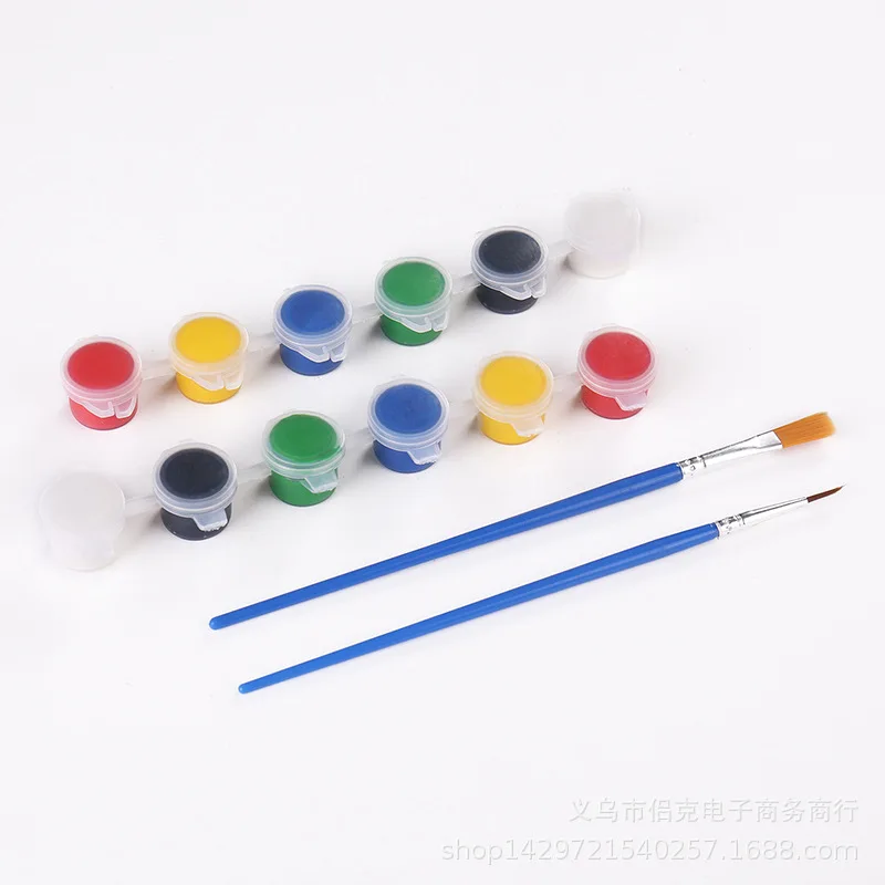 High Quality Non-toxic Kids Drawing 5ml Acrylic Paints 12 Color Set