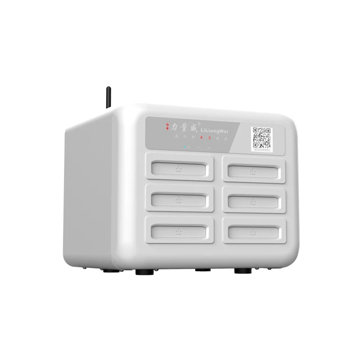 
Hot selling 6 slots sharing power bank rental charging stations shared powerbank station for rent external battery 