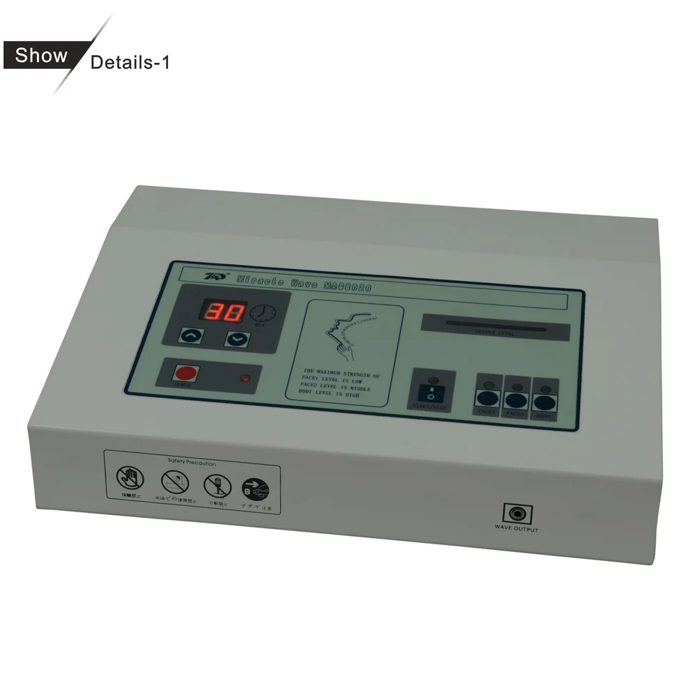 MAS8020 microcurrent face lift machine with 2 magic beauty machine