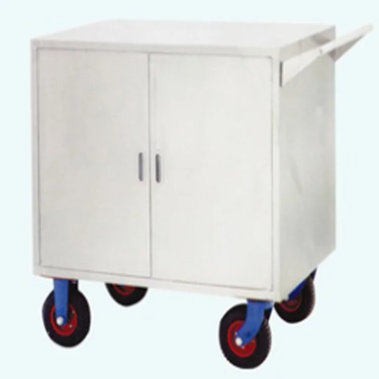 Yangzhou Stainless Steel Medicine Transport Moving Trolley