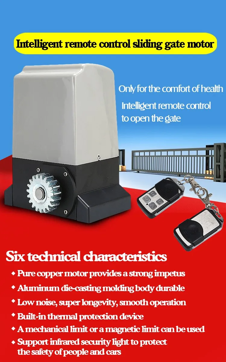 long range wifi electric garage door motor 600kg