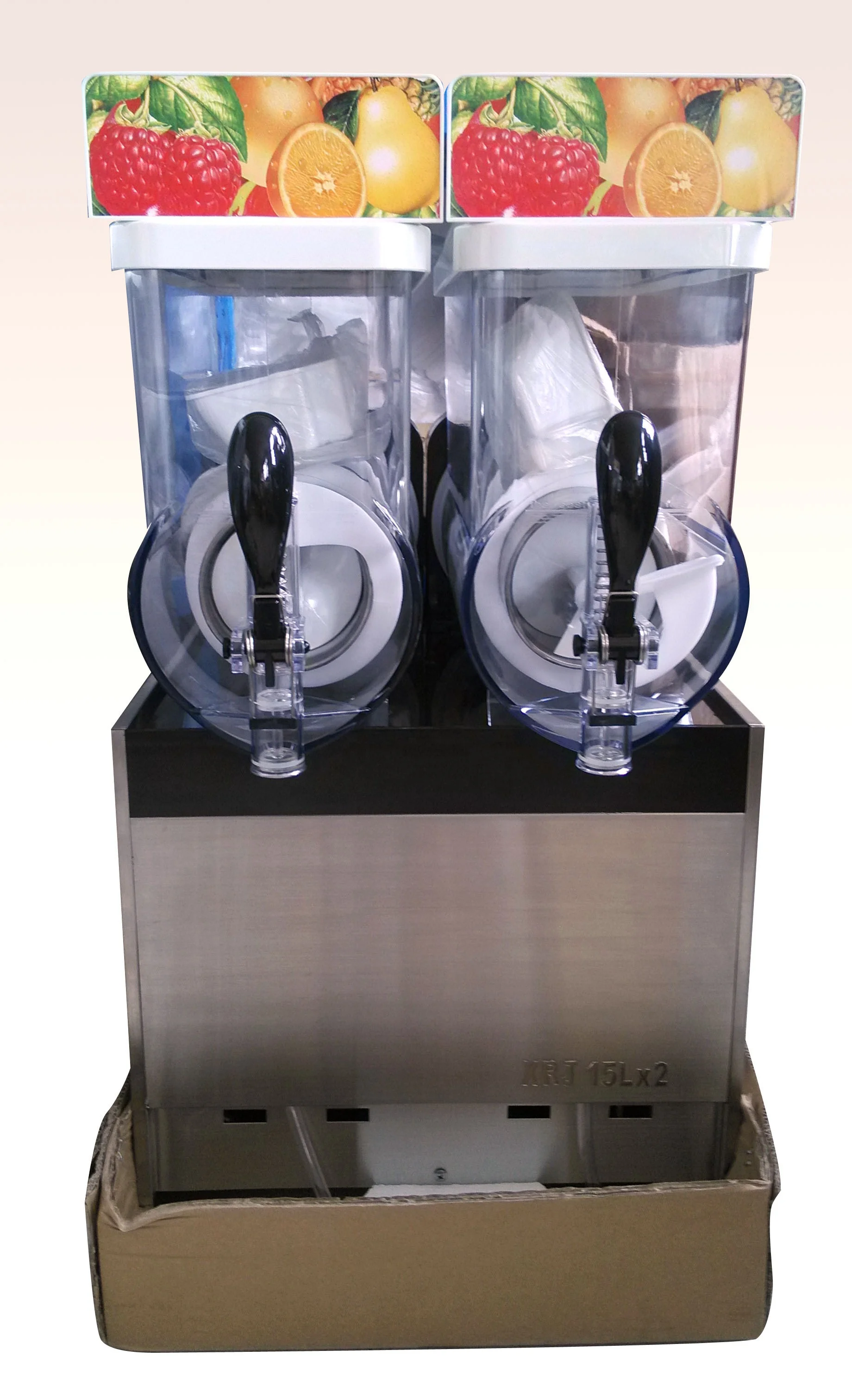 20190529J Commercial use 2 tanks Slush Machine for sale
