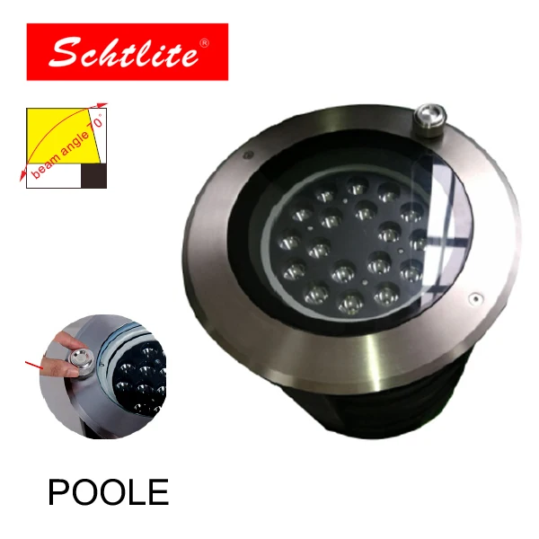 
POOLE lampholder adjustable underground led light 