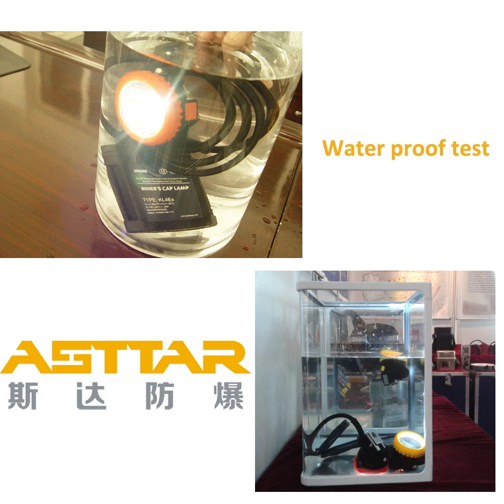 
Gokang LED Miner Safety Cap Lamp Waterproof 5500LUX KL6Ex for Fishing Hunting Camping Outdoor 