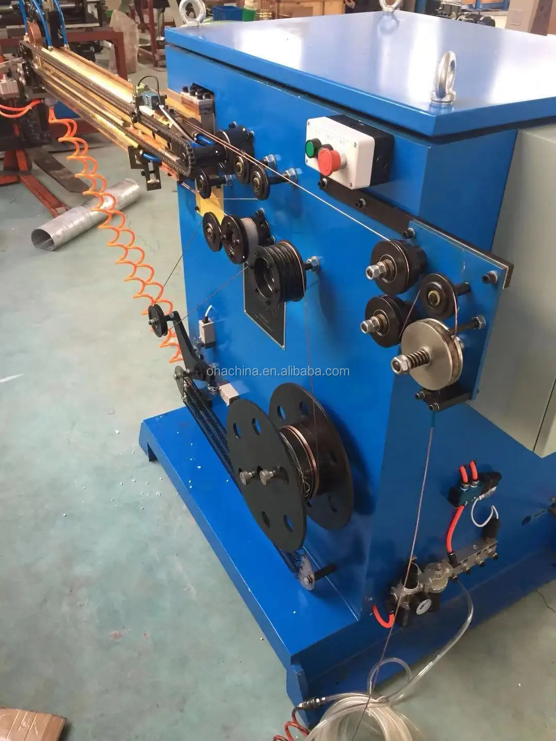 Straight seaming air duct stitch welder,longitudinal seam welding machine