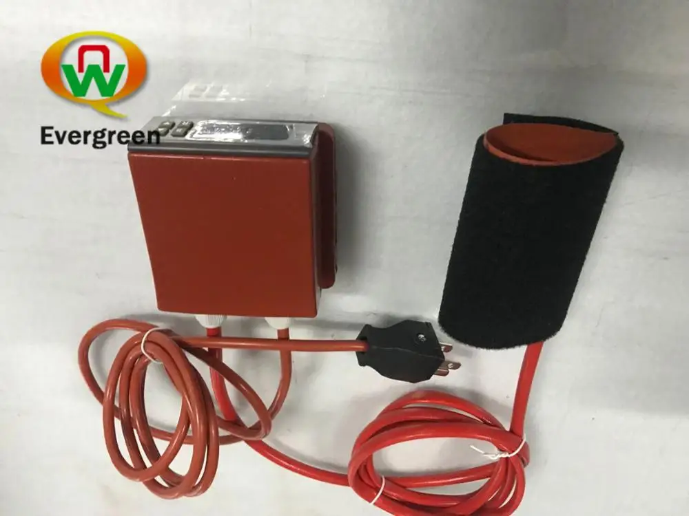 
Plastic Medical Syringe Heater with Digital Temperature Controller 120V/220V Silicone Rubber Heater 