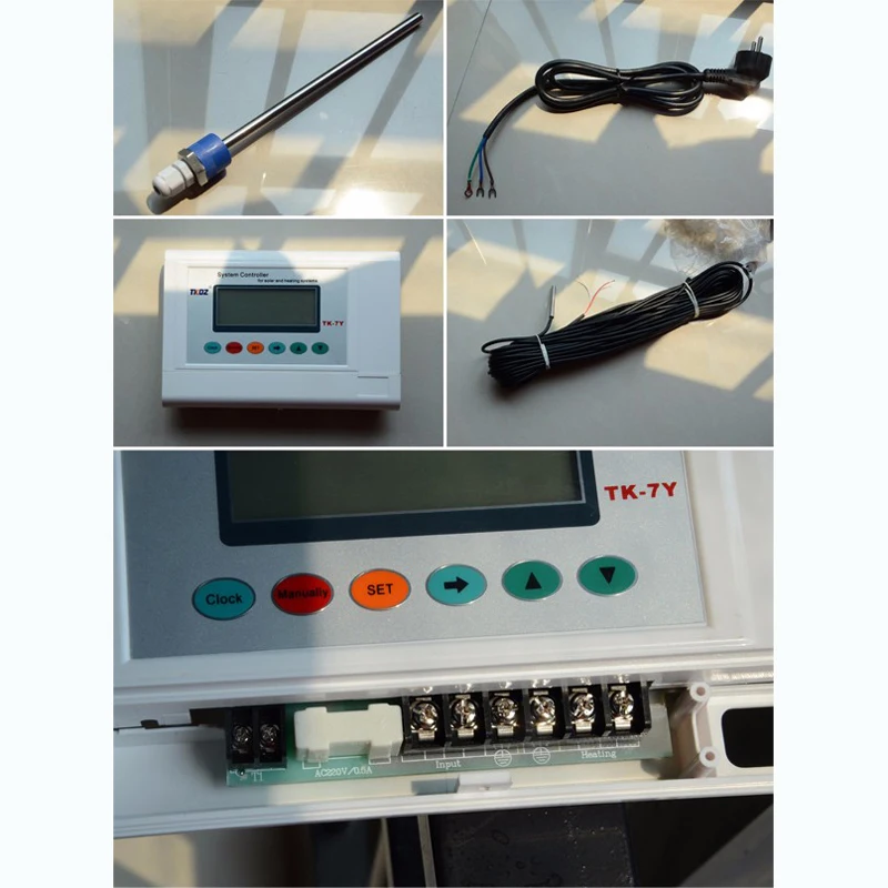 Pressured solar water heater controller TK-7Y energy smart water heater controller