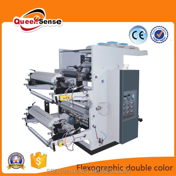 YT-2600 2 colour flexo printing machine plastic film flexo printing machine printing flexographic