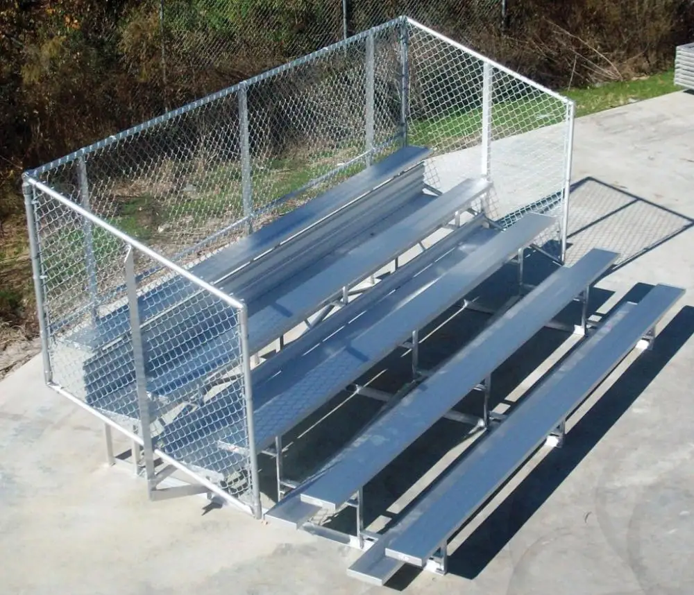 5 Row volleyball bleacher aluminum disassembly bleachers