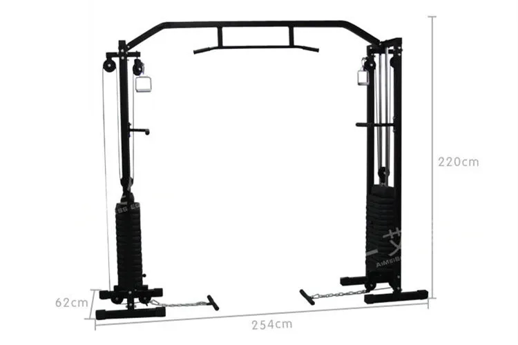 
Multifunctional gym comprehensive training equipment dual cable crossover 