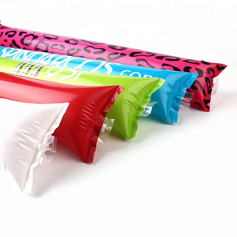 
best selling promotional ballon inflatable stick light up hand clappers make bang stick 