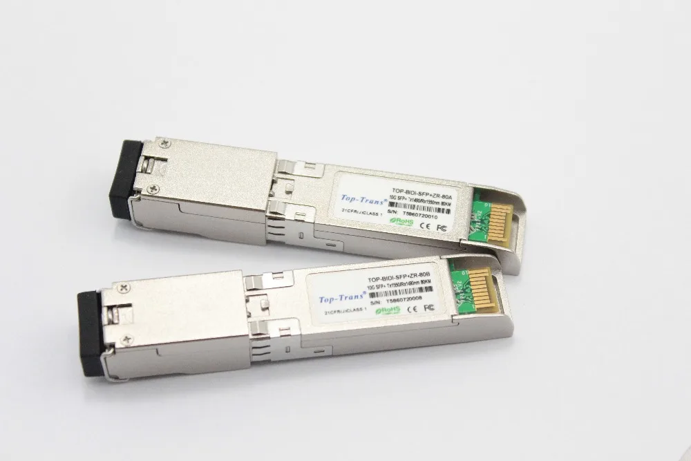 10G BIDI 80KM SFP+ Transceiver 1550nm LC/SC 10G XFP/SFP+/SFP Metro Optical Transceiver