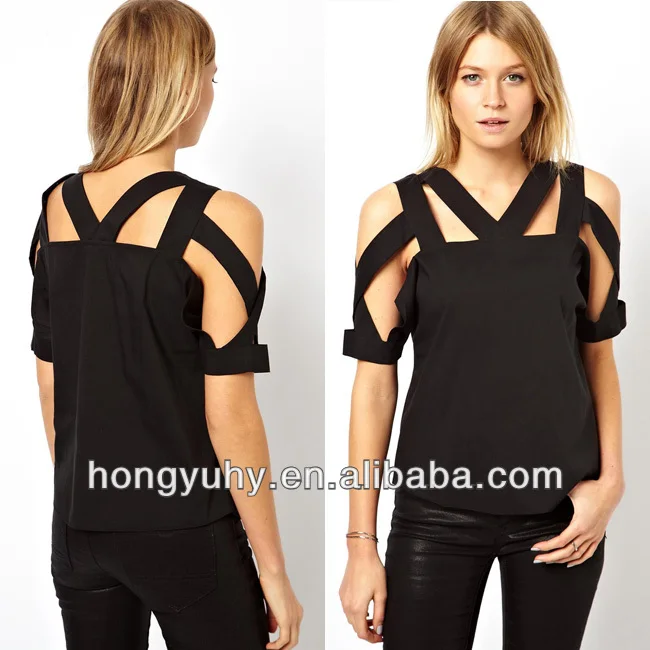 летом горячей продаж сексуальные фантазии черная леди новый дизайн повседневная рубашка сделано в китае 2014 цвет