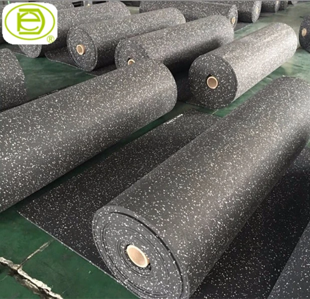 3mm 5mm 7mm rubber flooring mat roll for Gym Aerobic zone