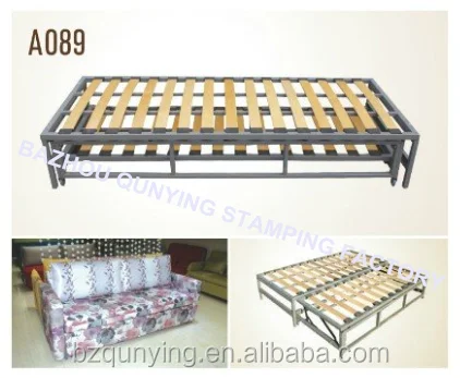 adjustable wooden slat sofa bed mechanism frame A089