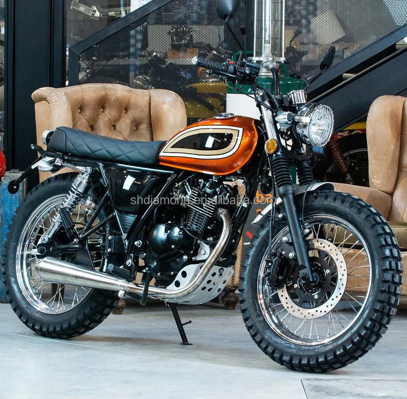 brat vintage 125cc EURO4 motorbike/125cm3 retro cafe racer motor bike/125ml old time scrambler motorcycles eu4 compliant EEC/EPA