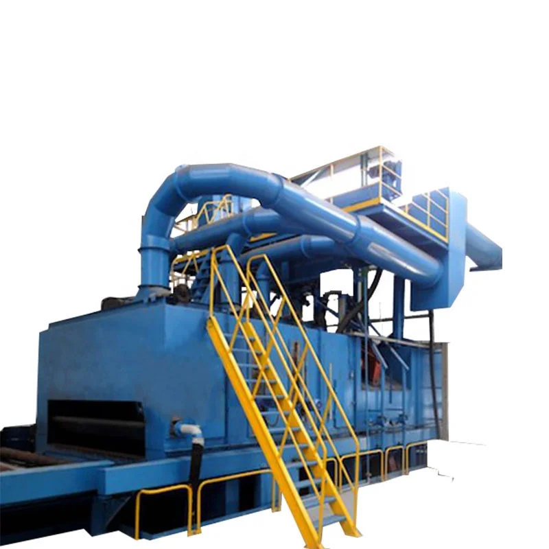 
Automatic steel plate shot blasting machine 