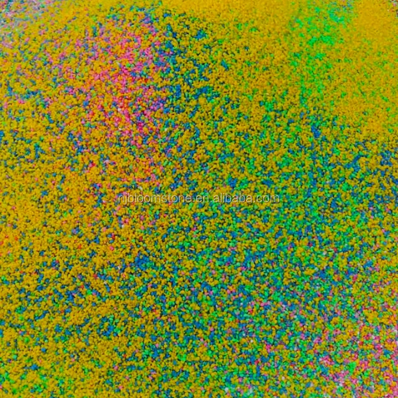 
multiple color dye pea shaped Gravels 