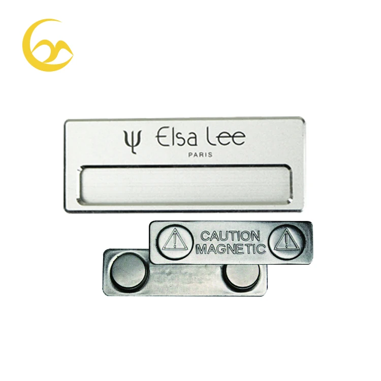 Wholesale Magnet Pin Badge Custom Metal Name Badges
