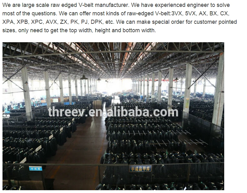 Резиновый клиновой ремень / без обертки боковых граней грм зубчатый клиновые ремни для длительный срок службы