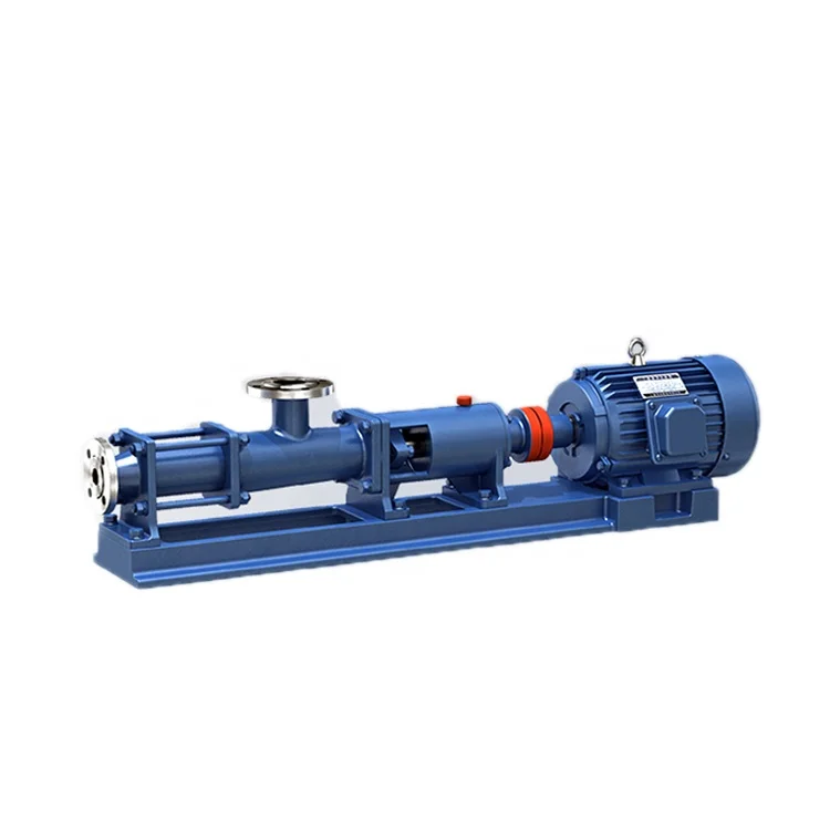 Electric stainless steel mini mono mud sludge Progressing Cavity Pump rotary helical single screw pump