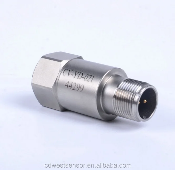 Output current sensor, piezoelectric vibration speed sensor