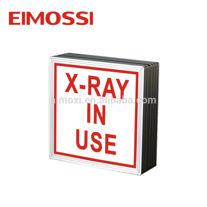 good quality x-ray Machine fixed x ray in use sign led warning symbol lights manufacturer