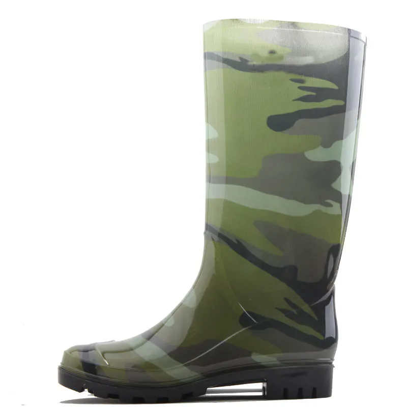 custom printing cheap PVC wellington rain boots women China manufacturer