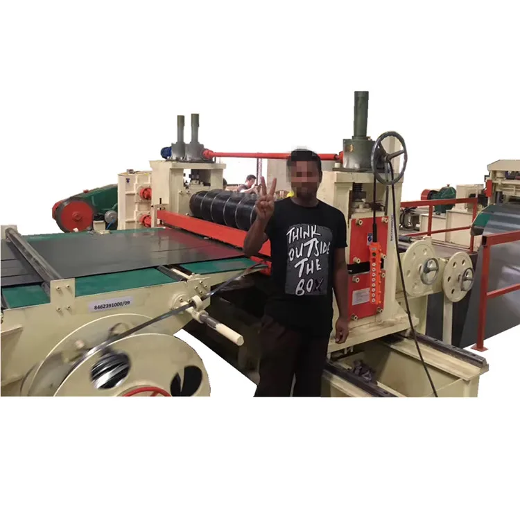 Automatic slitting and rewinding machine for 3x1600 CR coil slitting machine