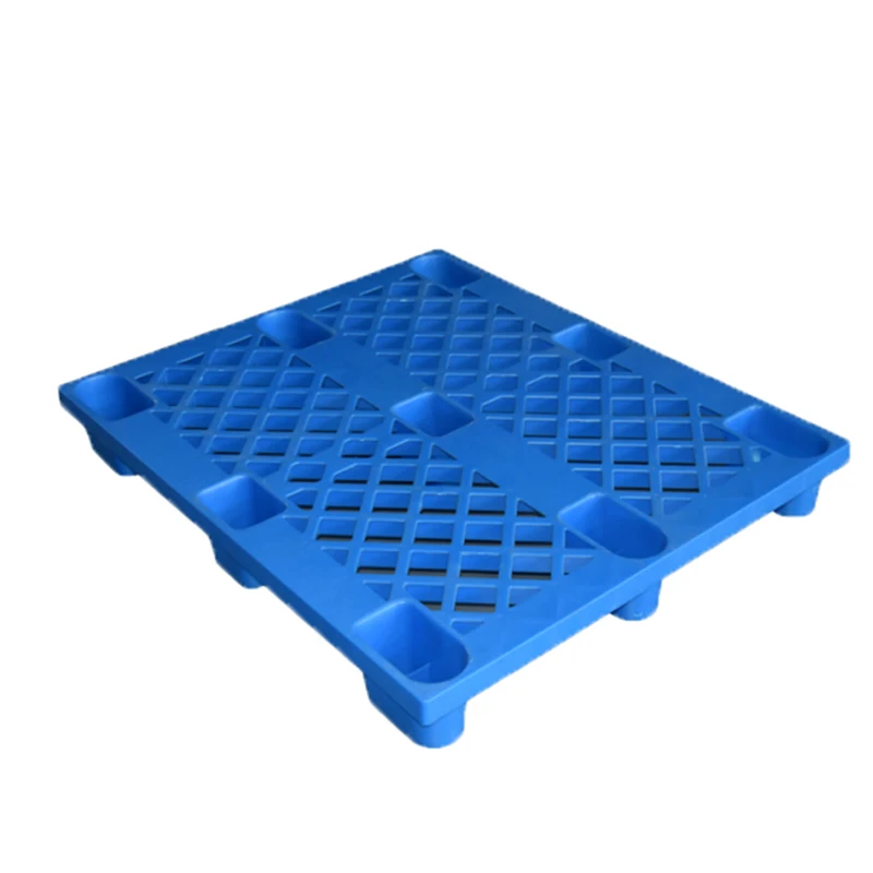 
Disposable single nestable black one way shipping 9 runners plastic pallet 
