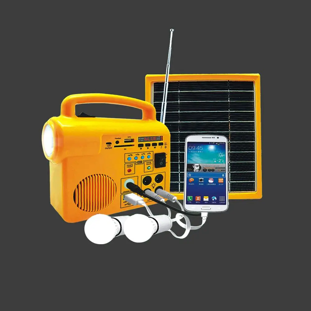 
Home energy storage power supply 30000 mA function integrated with audio MP3 radio lamp solar panel can be used outdoors at home 