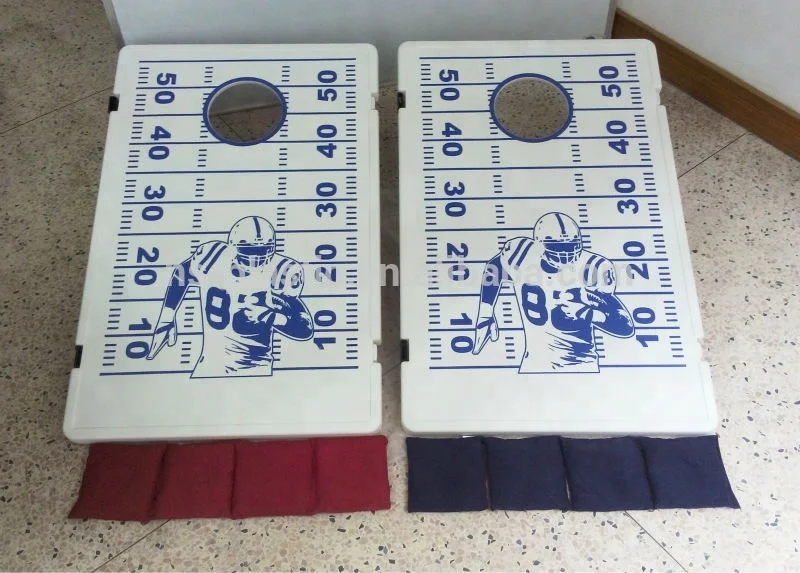 plastic Corn hole toss game for play game outdoor toss bean bags