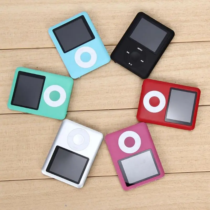 1.8 inch LCD Screen MP3 MP4 Music Player Metal Housing 4BG 8GB 16GB 32GB MP4 Player Support E-Book Reading FM Radio