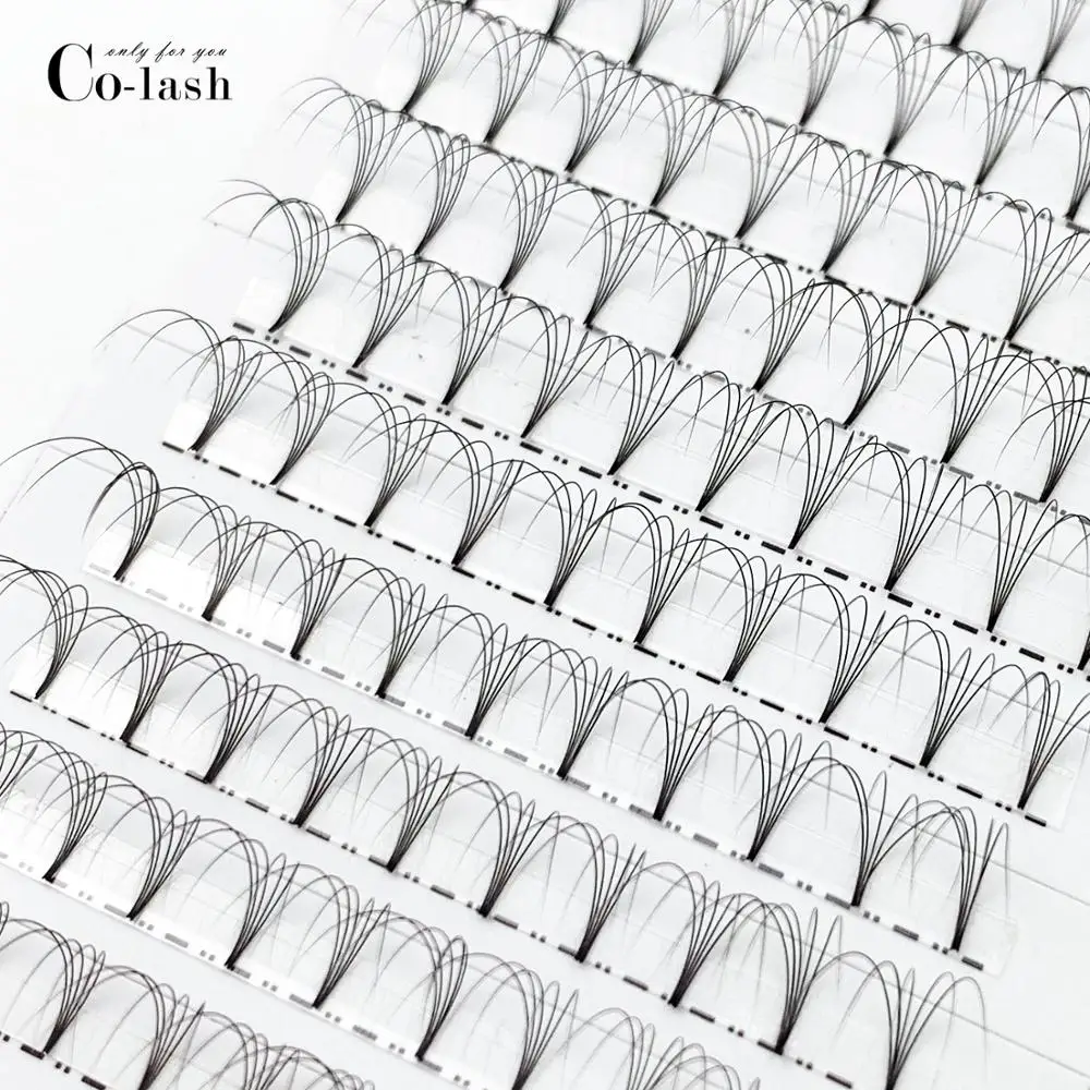 
wholesale individual eyelashes private label russian volume cluster eyelashes 