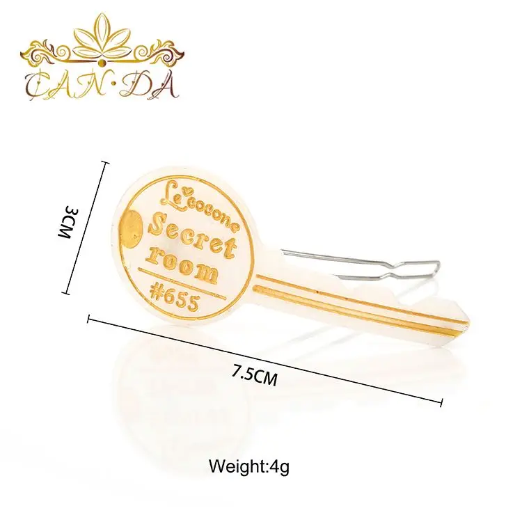 Korean And Japanese Style Cellulose Acetate Acrylic Hair Pins/Cute Round Head Hair Clips Accessories For Girls