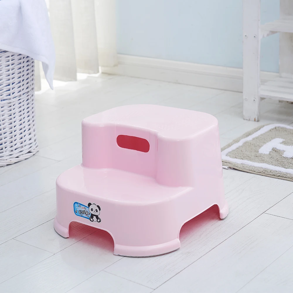 
Toddler children small bathroom bath plastic step ladder stool for kids 