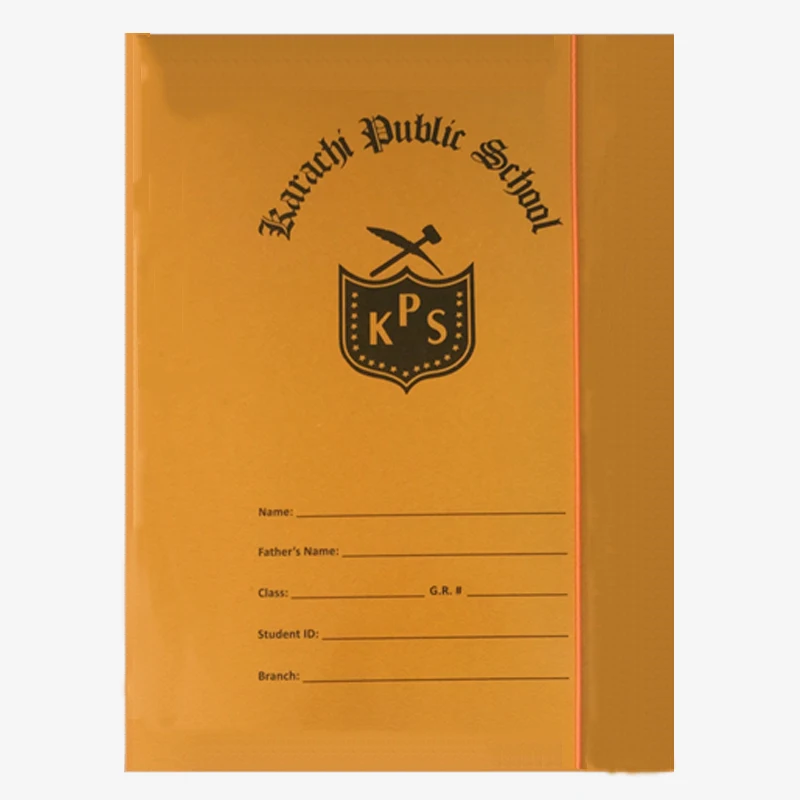 
Wholesale a4 size fashion handmade paper cardboard file folder with elastic bands office supply 