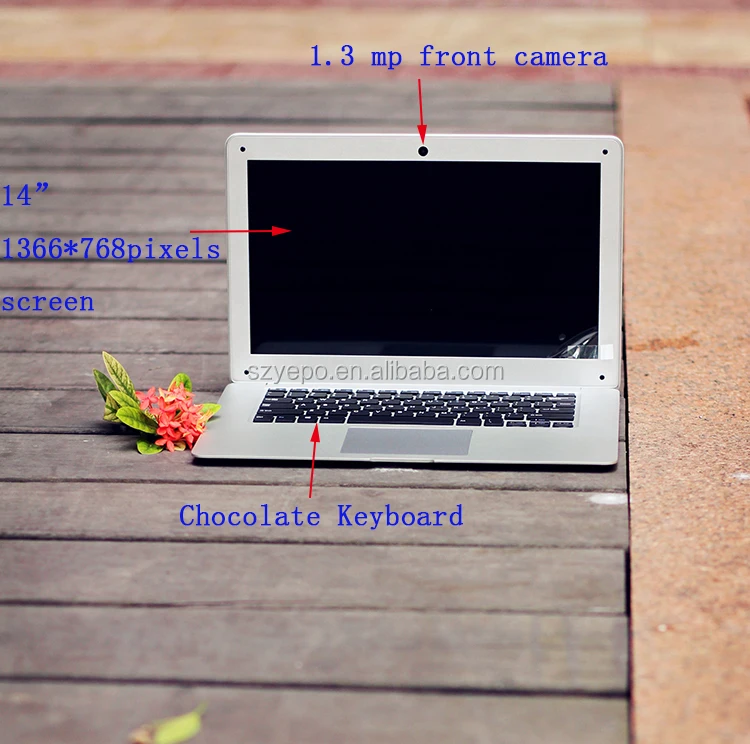 Высокопроизводительный тонкий дизайн, компьютер, ноутбук, ноутбук, цена в Китае с четырехъядерным процессором Intel Baytrail Z3735F