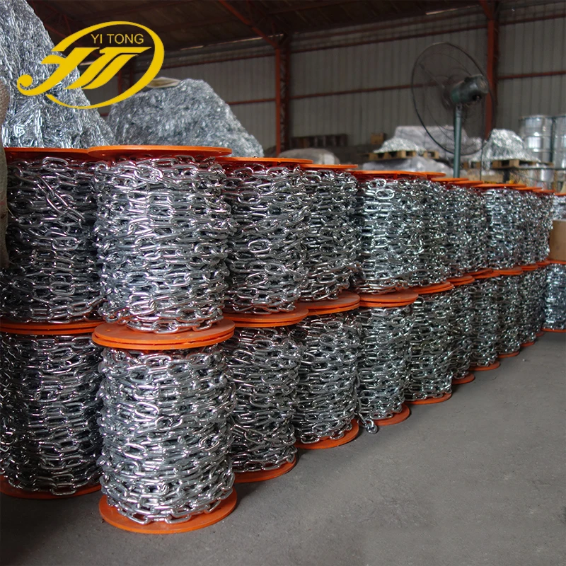 Hot sell Zinc Plated German standard Din764 Iron Medium Link Chain