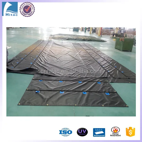 18oz heavy duty customized size truck tarpaulin lumber tarps steel tarps