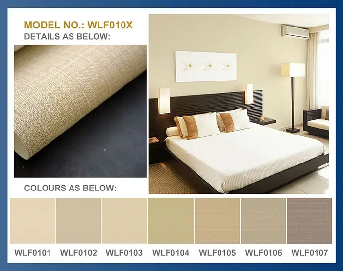 WLF010 WLF01 vinyl wallpaper fancy lowes embossed coating