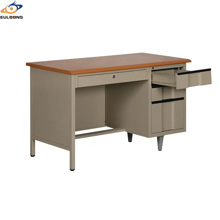 Lowest price & High quality office deskl with wood surface/Classical Design exscutive desk for office or home