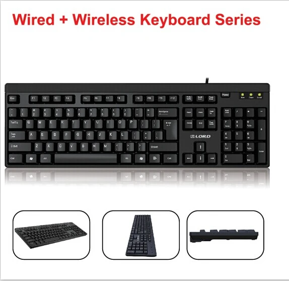 2.4GHz Rechargeable Wireless Mouse and Keyboard Computer PC Laptop korean wireless keyboard