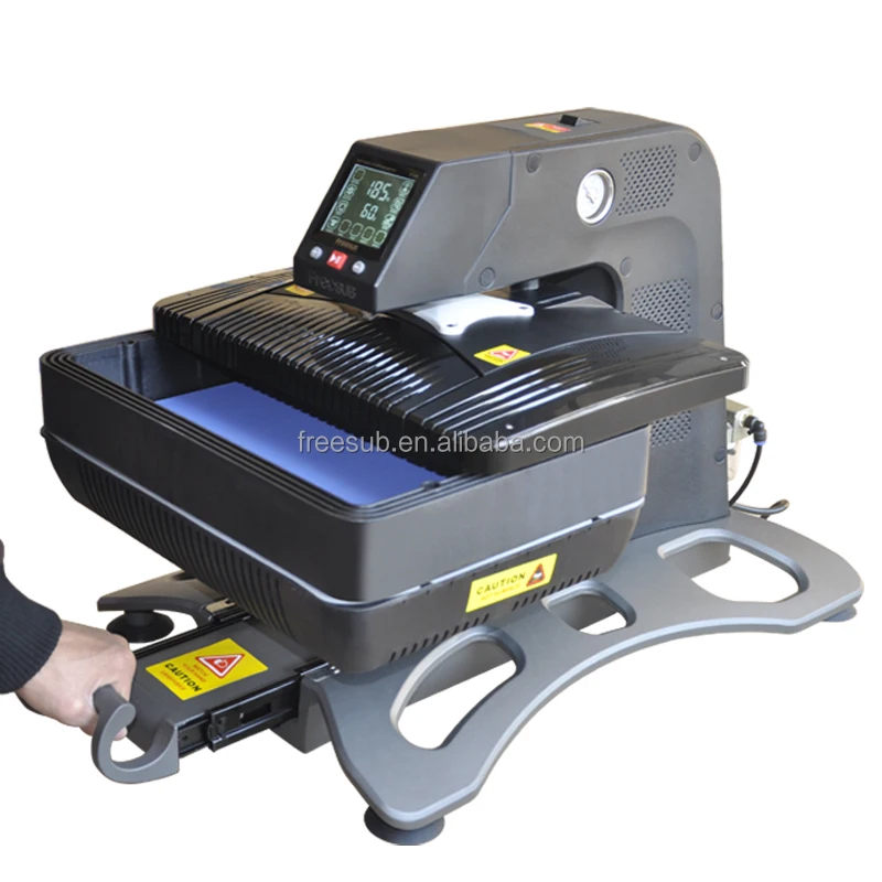 Freesub pneumatic heat press machine 3d sublimation vacuum heat press machine t shirt printing machine ST-420