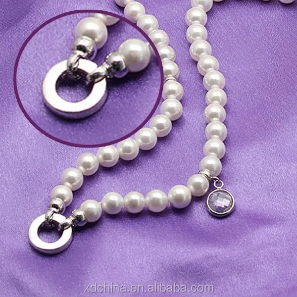 XD S1091 для жемчужного ожерелья шнур 925 стерлингового серебра веревка конец застежка ожерелье хвост серебро