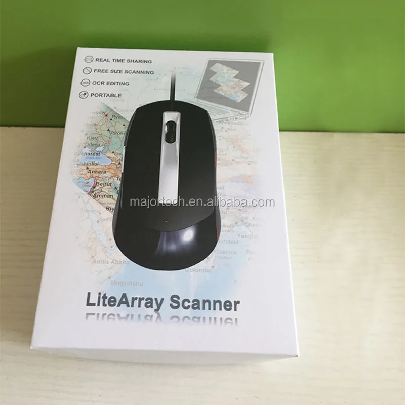 MS001 Mouse Scanner -USB Portable Document Laser Smart Scan OCR 1200dpi