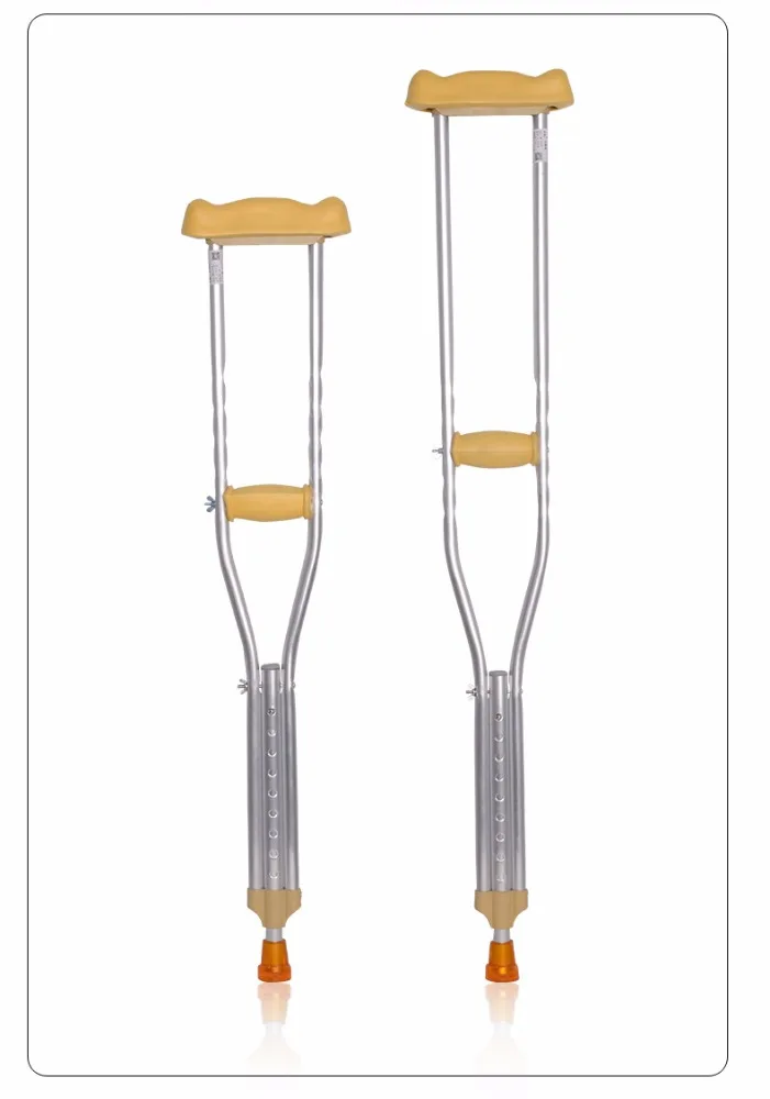 Wholesale aluminum alloy or stainless steel adjustable crutches for adults