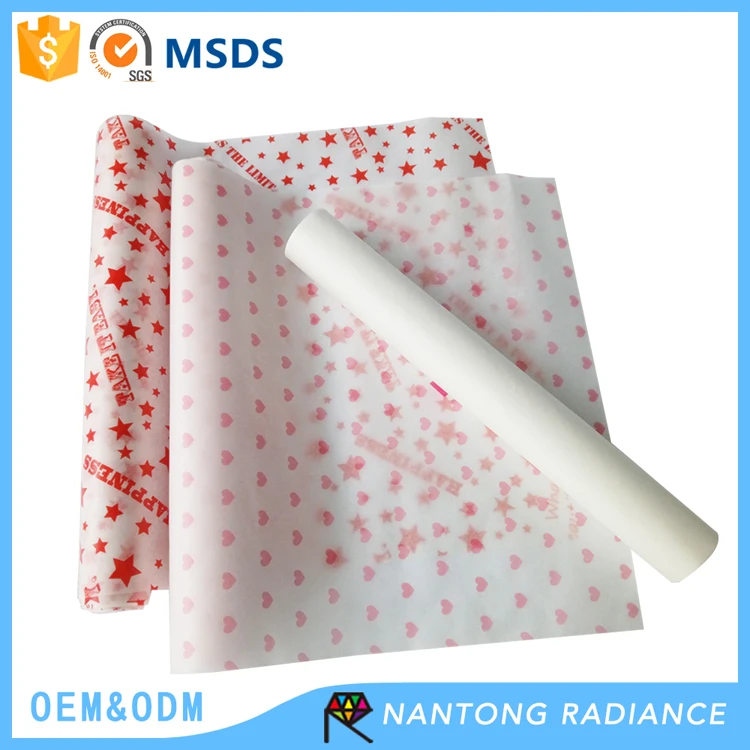 25 см * 3 м рулон силиконовой бумаги для упаковки продуктов