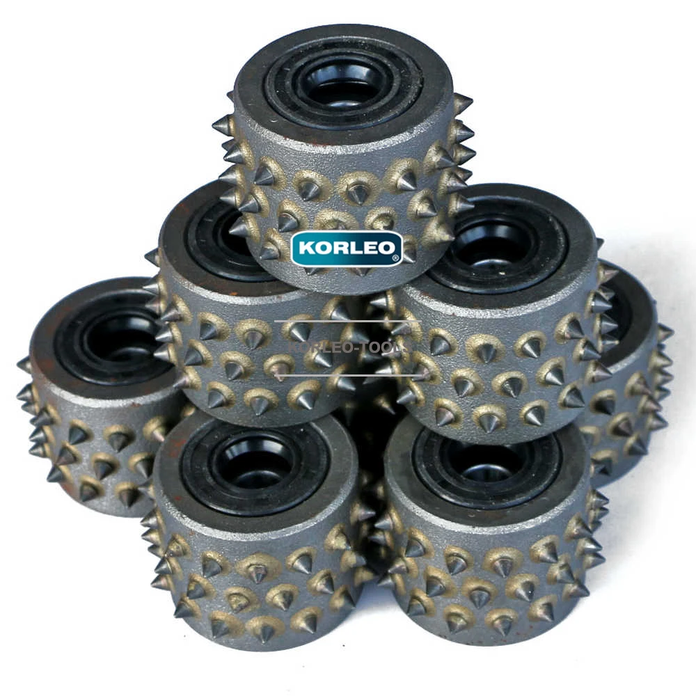 KANEOTEK Rotary Bush Hammering Machine Tools For Stone Concrete Roughening