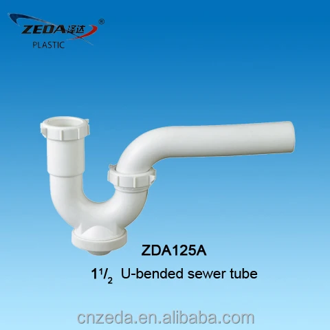 
Plastic sewer drains/Plumbing Trap,U-bended sewer 